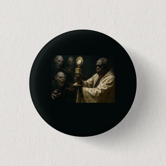 'If the Pope were Blade' Button (Vorderseite)
