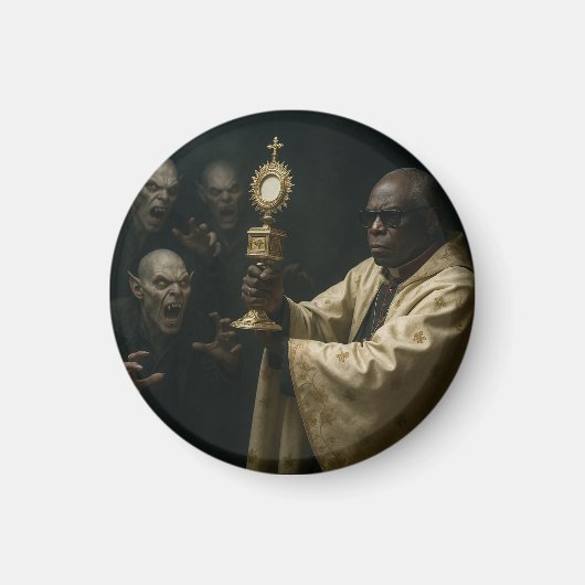 'If the Pope were Blade' Magnet (Vorne)