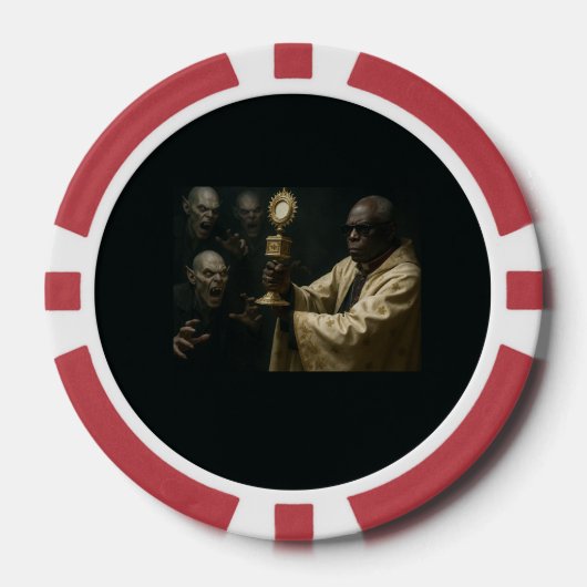 'If the Pope were Blade' Pokerchips (Vorderseite)