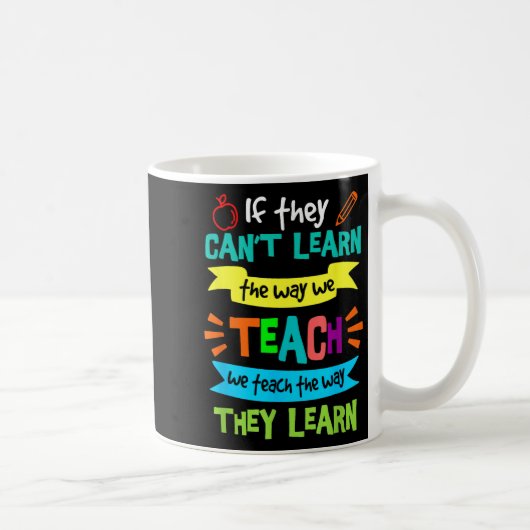 If They Can't Learn The Way We Teach  Kaffeetasse (Rechts)