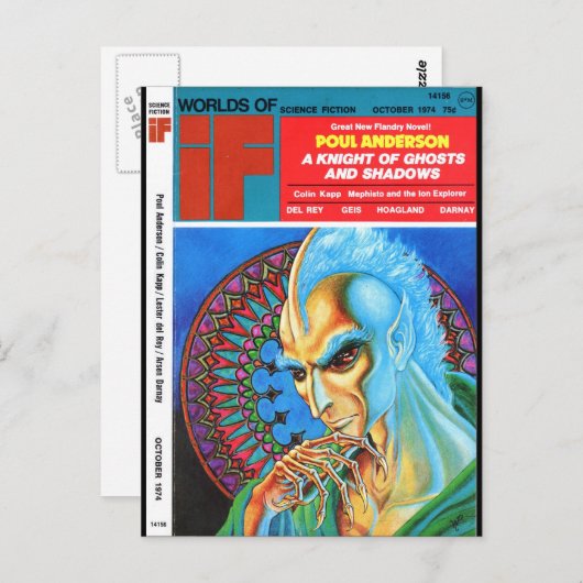 If v22 n07 (1974-10.UPD)_Pulp Art Postkarte (Vorne/Hinten)