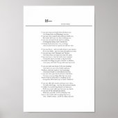 If— von Rudyard Kipling Poster (Vorne)