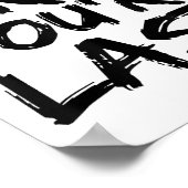 If You Ain't First You're Last Funny Motivational  Poster (Ecke)