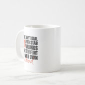 If You Can't Dial 911 With Stab Wounds You Better Kaffeetasse (Vorderseite Links)