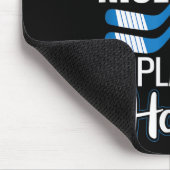 If You Can't Play Nice Play Hockey, Hockey Lover G Mousepad (Ecke)