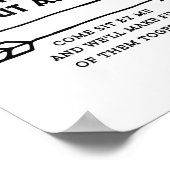 If You Can't Say Anything Nice About Anyone  Poster (Ecke)