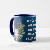 if you do not milk the cow fully, it falls sick tasse (Vorderseite Links)