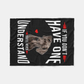 If You Dont Have Great Dane You Never Understand Fleecedecke (Vorderseite (Horizontal))