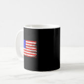 If You Don't Stand Up For The Flag Then Don't Live Kaffeetasse (Vorderseite Links)