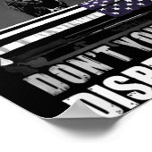 If You Haven't Risked Coming Home Under A Flag  Poster (Ecke)