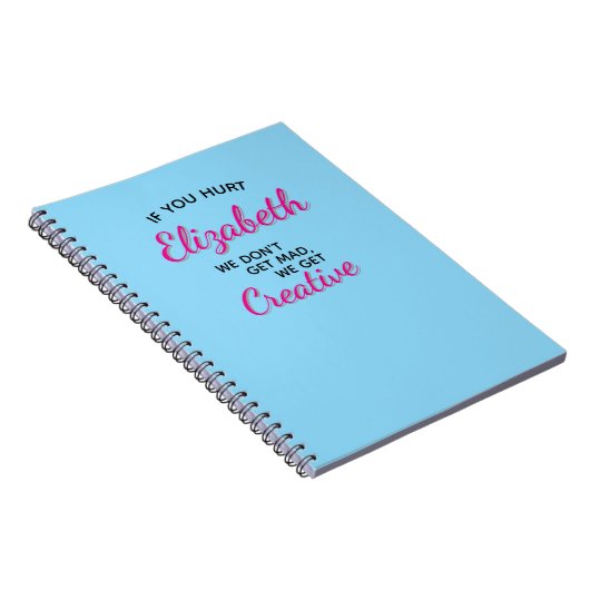 If You Hurt We Get Creative Notizblock (Rechte Seite)