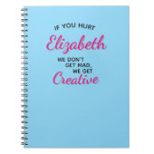 If You Hurt We Get Creative Notizblock (Vorderseite)