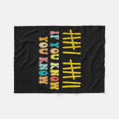 If You Know You Know 67 Trendy Six Seven Meme 6 7 Fleecedecke (Vorderseite (Horizontal))