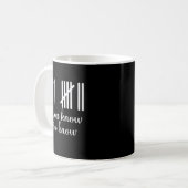 If You Know You Know Funny 67 Meme Kaffeetasse (Vorderseite Links)