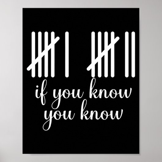 If You Know You Know Funny 67 Meme Poster (Vorne)