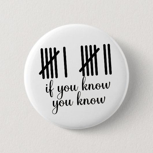 If You Know You Know Six Seven 6 7 Math  Button (Vorderseite)