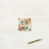 If You Look At What You Have In Life Post-it Klebezettel (Auf Schreibtisch)