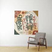 If You Look At What You Have In Life Wandteppich (Beispiel (Horizontal))