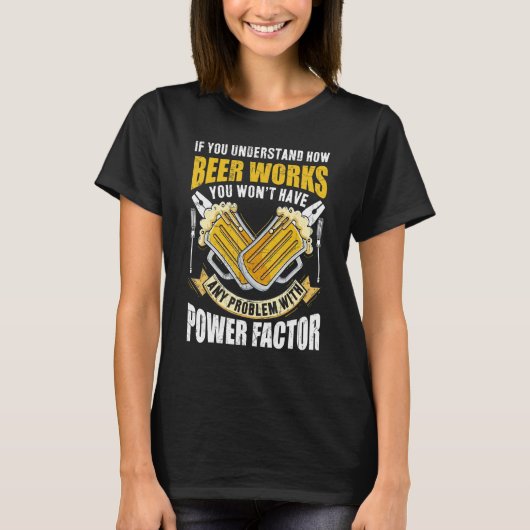 If You Understand How Beer Works  Electrician Men T-Shirt (Vorderseite)