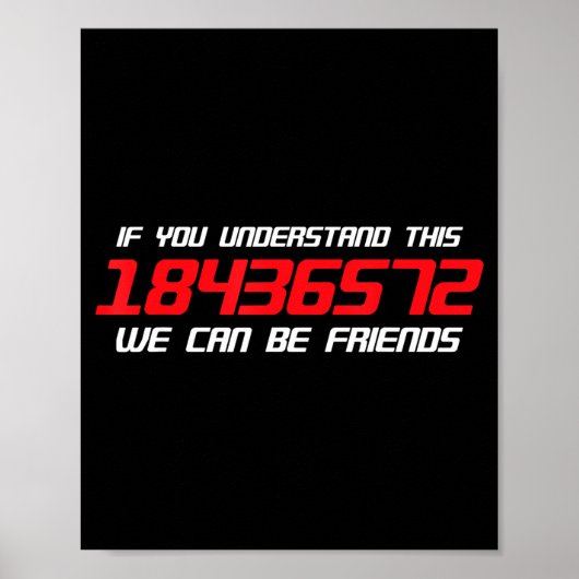 If You Understand This 18436572 Funny Mechanic Car Poster (Vorne)