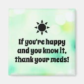 If you're happy and you know it joke magnet (Vorne)