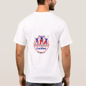IFA Fitness-Lehrer-Logo-Front u. Rückseite T-Shirt (Rückseite)