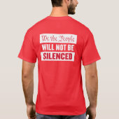 IFA-Logo-T - Shirt / Wir werden nicht zum Schweige (Rückseite)