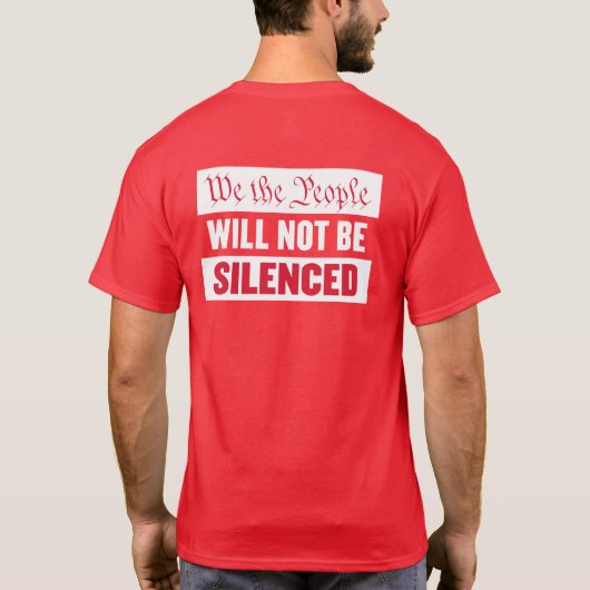 IFA-Logo-T - Shirt / Wir werden nicht zum Schweige (Rückseite)