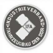 IFA VINTAGE AUFKLEBER (Vorderseite)