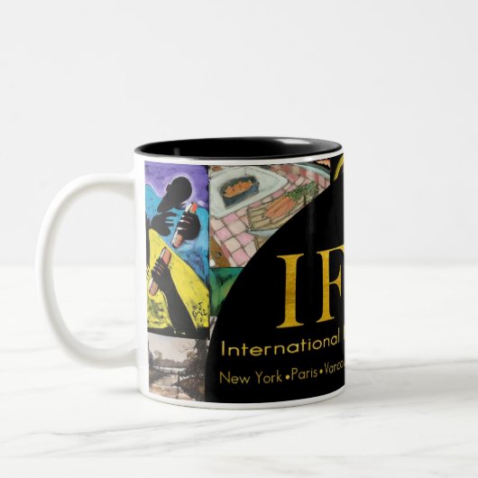 IFAC — Zwei-Tonen-Kaffee-Tasse Zweifarbige Tasse (Links)