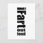 iFart Out Loud Wash Landscape Postkarte (Vorderseite)