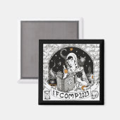 IFComp 2023 Magnet (Vorderseite/Rückseite)