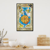 Ifdawn Deepdream Tarot Key 10 ~ The Wheel Poster (Küche)