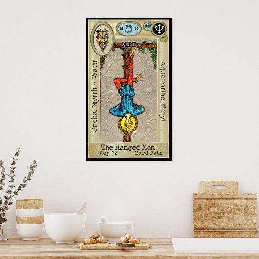 Ifdawn Deepdream Tarot Key 12 ~ Hanged Man Poster (Küche)