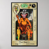 Ifdawn Deepdream Tarot Key 15 ~ Der Teufel Poster (Vorne)