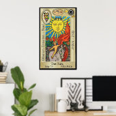 Ifdawn Deepdream Tarot Key 19 ~ The Sun Poster (Heimbüro)