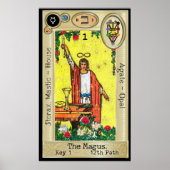 Ifdawn Deepdream Tarot Key 1 ~ The Magus Poster (Vorne)