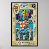 Ifdawn Deepdream Tarot Key 20 ~ Judgement Poster (Vorne)