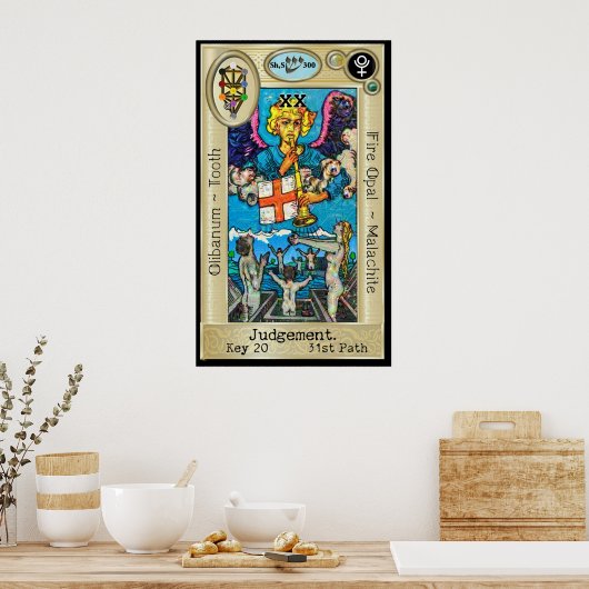 Ifdawn Deepdream Tarot Key 20 ~ Judgement Poster (Küche)