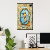 Ifdawn Deepdream Tarot Key 21 ~ The World Poster (Heimbüro)