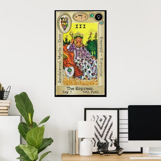 Ifdawn Deepdream Tarot Key 3 ~ Kaiserin Poster (Heimbüro)