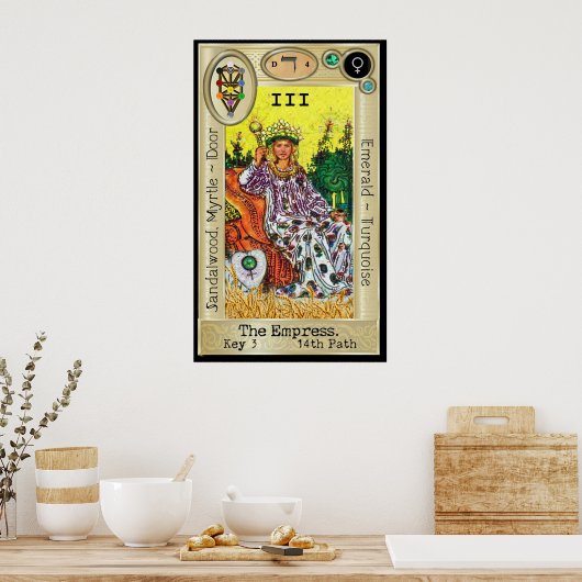 Ifdawn Deepdream Tarot Key 3 ~ Kaiserin Poster (Küche)
