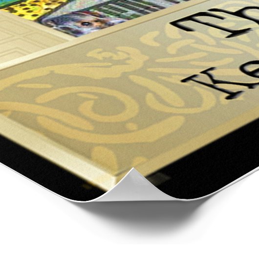 Ifdawn Deepdream Tarot Key 4 ~ Der Kaiser Poster (Ecke)