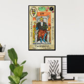 Ifdawn Deepdream Tarot Key 4 ~ Der Kaiser Poster (Heimbüro)