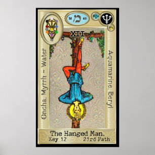 Ifdawn Deepdream Tarot-Schlüssel 12 ~ hing Mann Poster