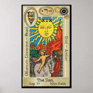 Ifdawn Deepdream Tarot-Schlüssel 19 ~ der Sun Poster
