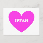 Iffah Postkarte (Vorderseite)
