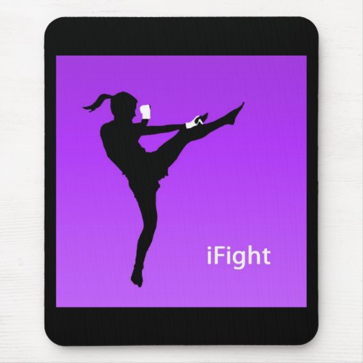 iFight Mädchen mousepad (Vorne)