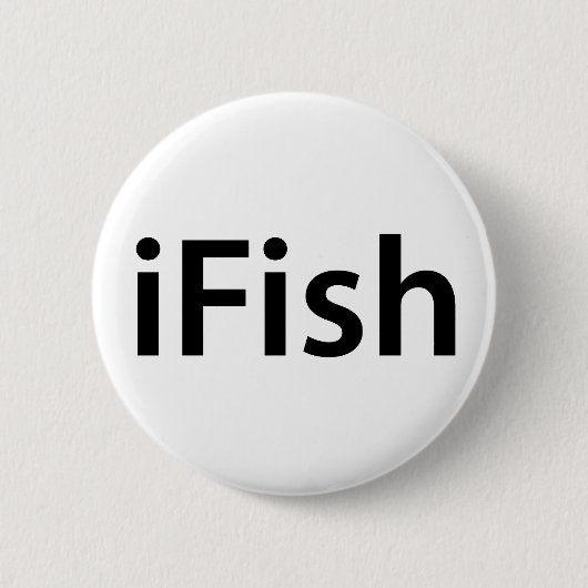 iFish Knopf Button (Vorderseite)