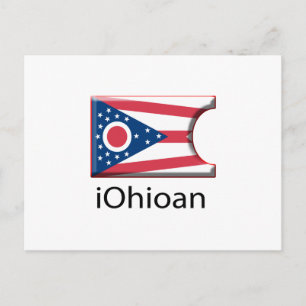 iFlag Ohio Postkarte